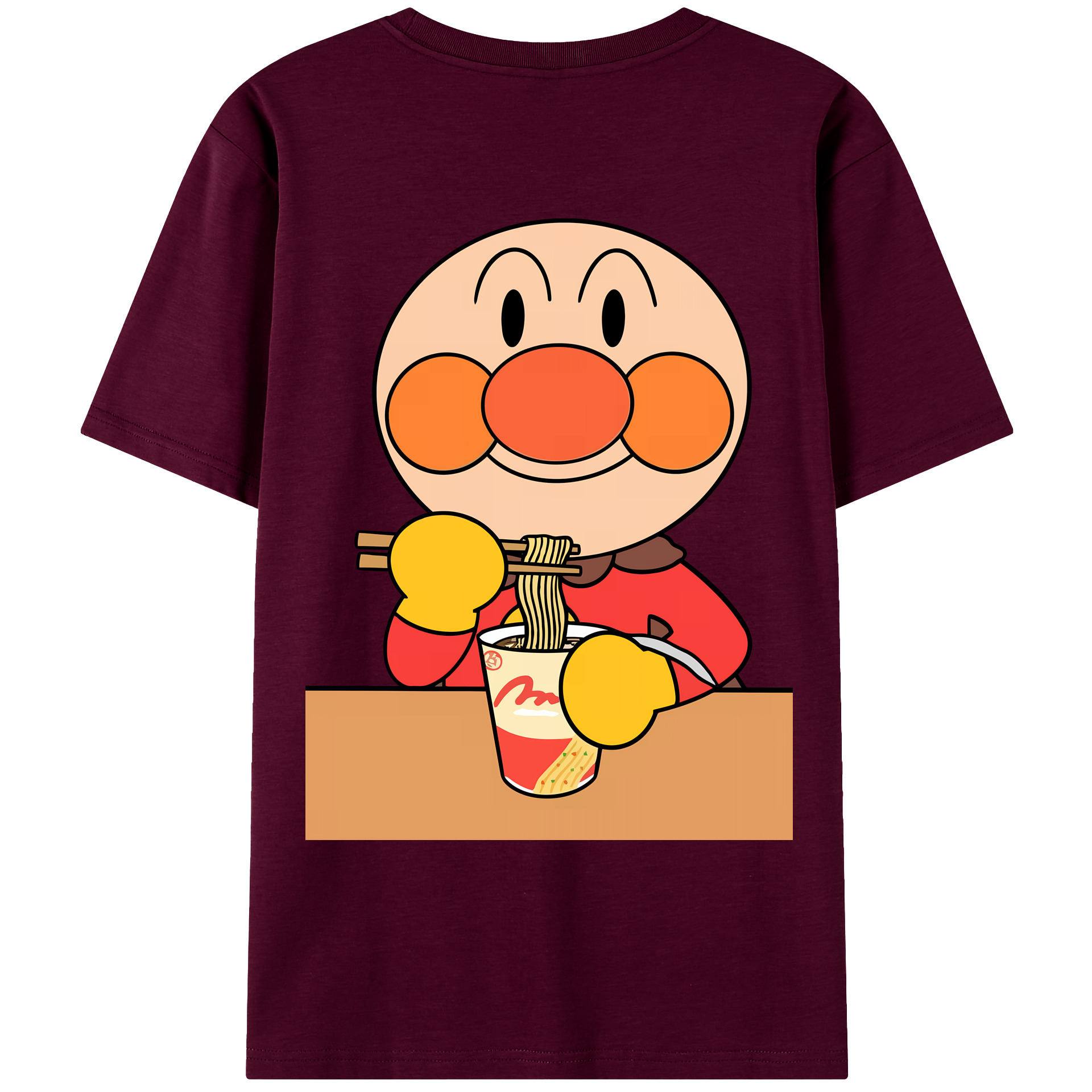 （画像用） アンパンマン Anpanman レディース半袖Tシャツ(バックプリント)
